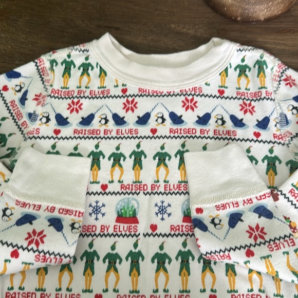 Hanna Andersson 4-T Elves -raised by elves print, Pajamas - Picture 10 of 12